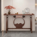 饰桌子客厅端景台展示台 装 玄关窄条桌入户门置物架新中式 条案中式