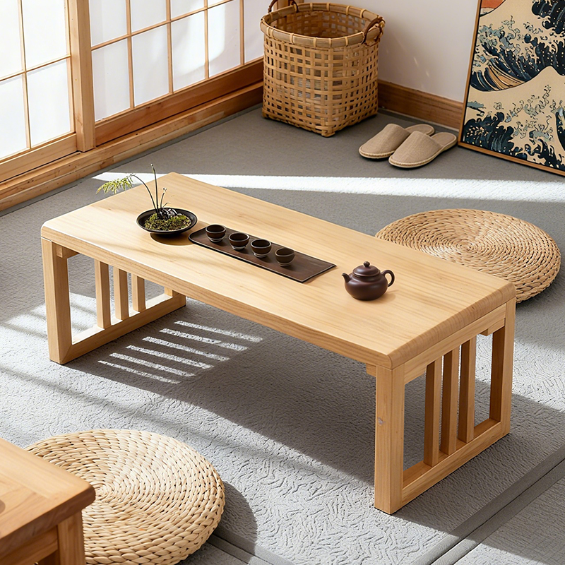 折叠桌便携式榻榻米茶桌