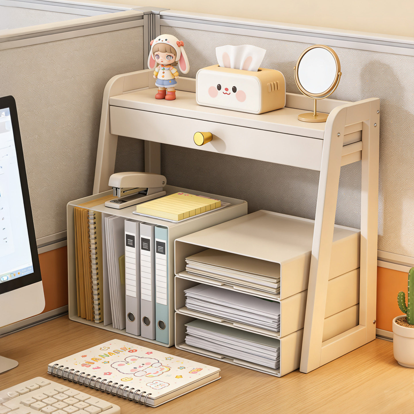 桌面置物架工位收纳展示架