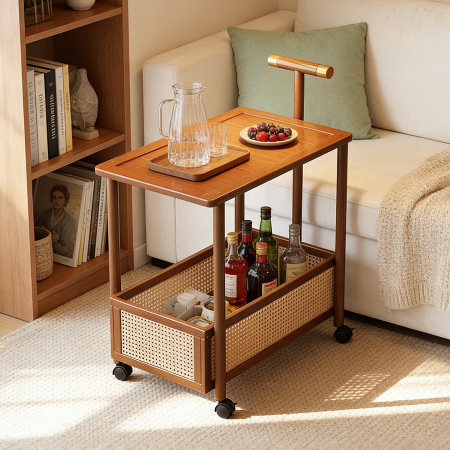 中古小推车可移动茶几多层置物架零食收纳架沙发侧边柜简易储物架,住宅家具,移动边几/推车,淘宝优惠券,粉丝福利购,淘宝优惠卷