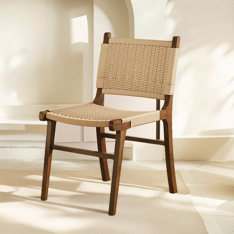 北欧实木藤编单人沙发椅客厅阳台休闲绳编椅子轻奢懒人靠背马鞍椅,住宅家具,餐椅,淘宝优惠券,粉丝福利购,淘宝优惠卷