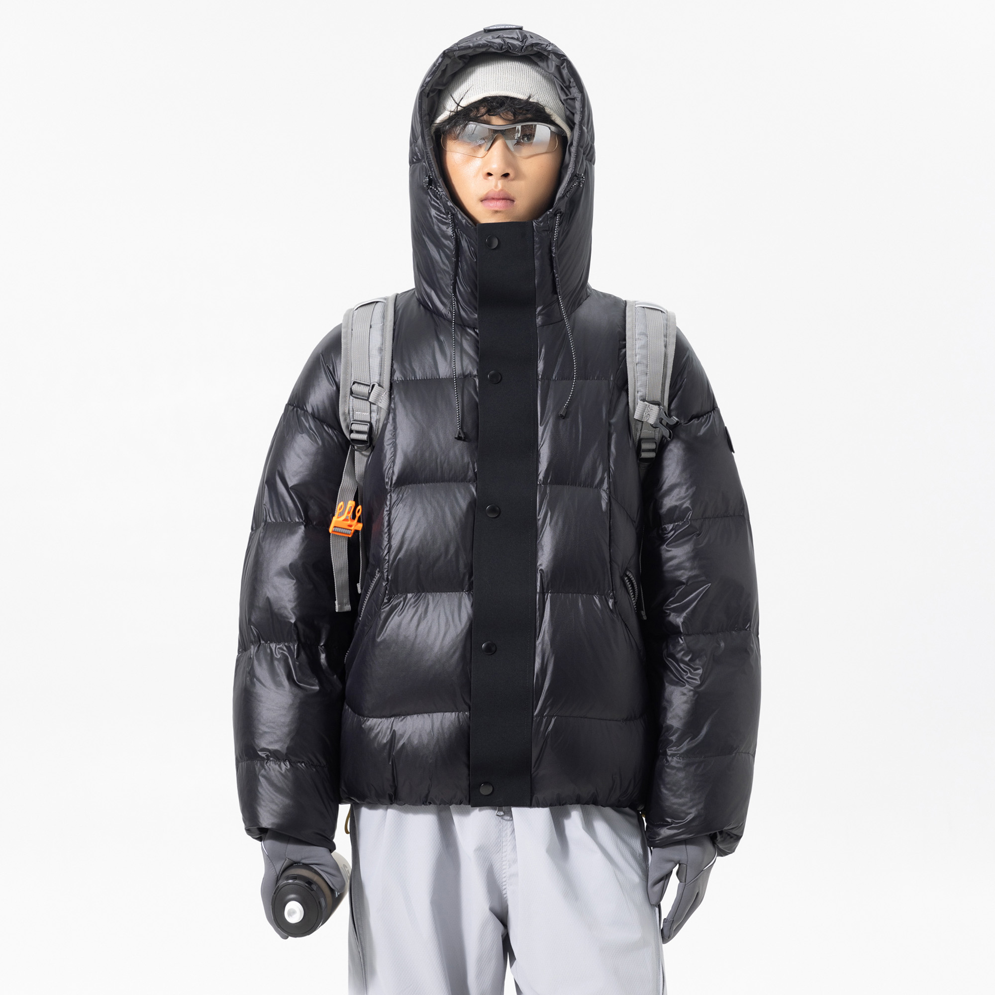 EXTM冬季户外轻量白鸭绒羽绒服