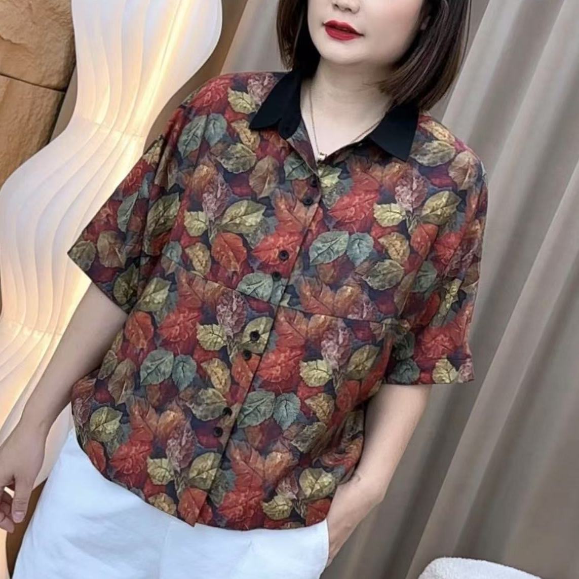 2025爆款薄款印花休闲蝙蝠衫