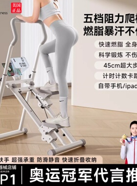 爬楼机健身家用居家运动器材多功能原地踏步机暴汗燃脂跑步登山机