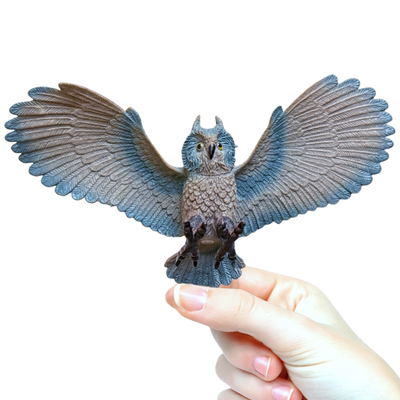 仿真猫头鹰塑胶鸟类模型包邮