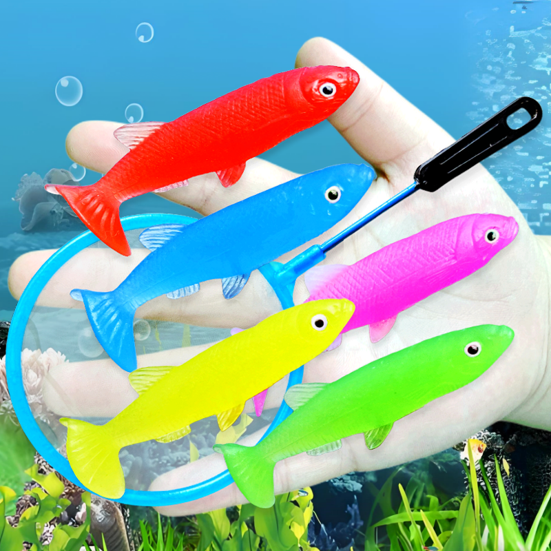 软胶仿真沙丁鱼小鱼硅胶无异味幼儿园儿童玩具鱼捞鱼洗澡动物模型