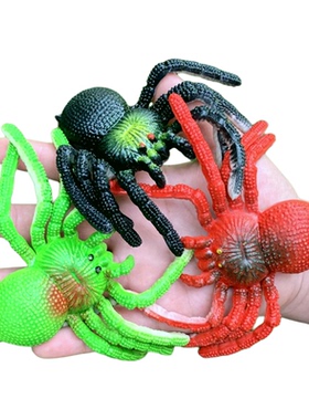 软胶仿真大号蜘蛛套装恶搞吓人幼儿园儿童过家家玩具昆虫动物模型