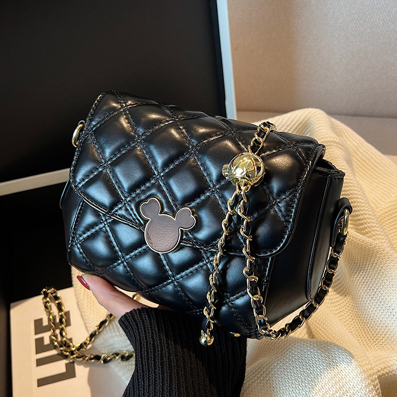 今年流行爆款小包包女夏2025新款潮高级质感小众菱格链条包斜挎包