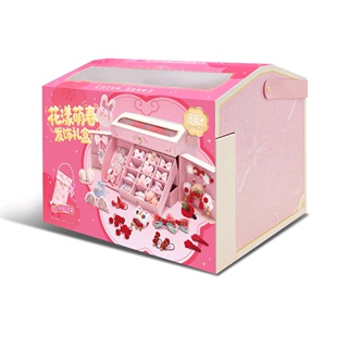 山姆Edu builder新中式发饰礼盒萌兔手持镜马上有福百宝袋新年礼