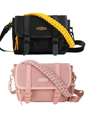 山s姆UNICARE复古邮差包单肩斜挎包手提信封包单反相机防水大容量