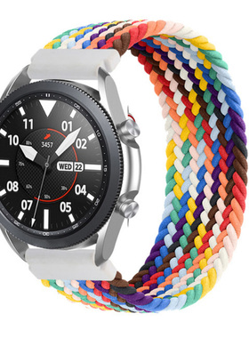 适用小米watchS2表带弹力编织Color2尼龙单圈腕带XIAOMIS1pro手链