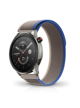 适用跃我GTR4华米amazfit野径回环式gts4 mini表带透气苹果款腕带