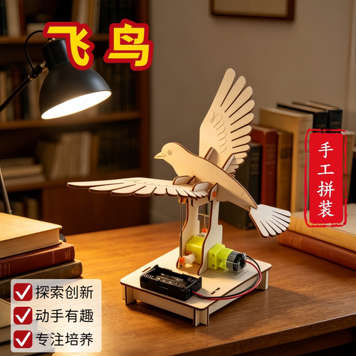 DIY拼装飞鸟机械模型科学教具