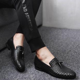皮鞋 sneakers fashion men leisure man男士 Loafers shoes