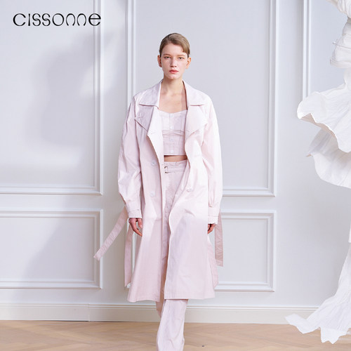 CISSONNE/赛颂简约气质外套风衣