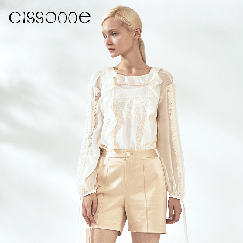 CISSONNE赛颂甜美衬衫