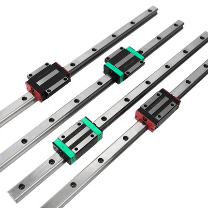 精密直线导轨滑块上银通配HGH15/20/25/30/35/45/55CA CC方形法兰