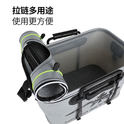 一味活鱼箱钓鱼活鱼桶鱼护桶装鱼桶多功能一体成型加厚渔具钓箱