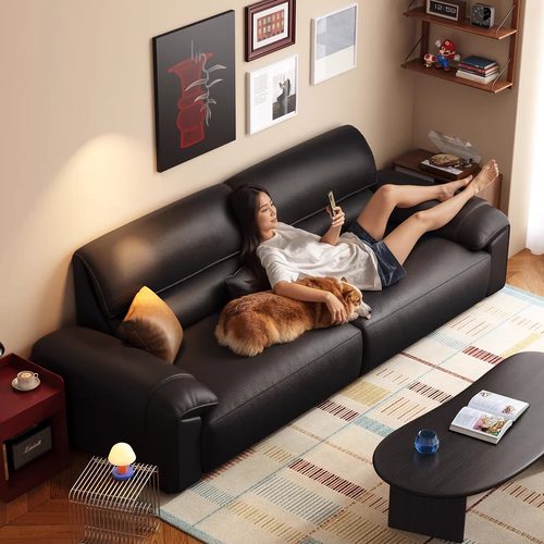 小户型客厅沙发布艺/简约高级感