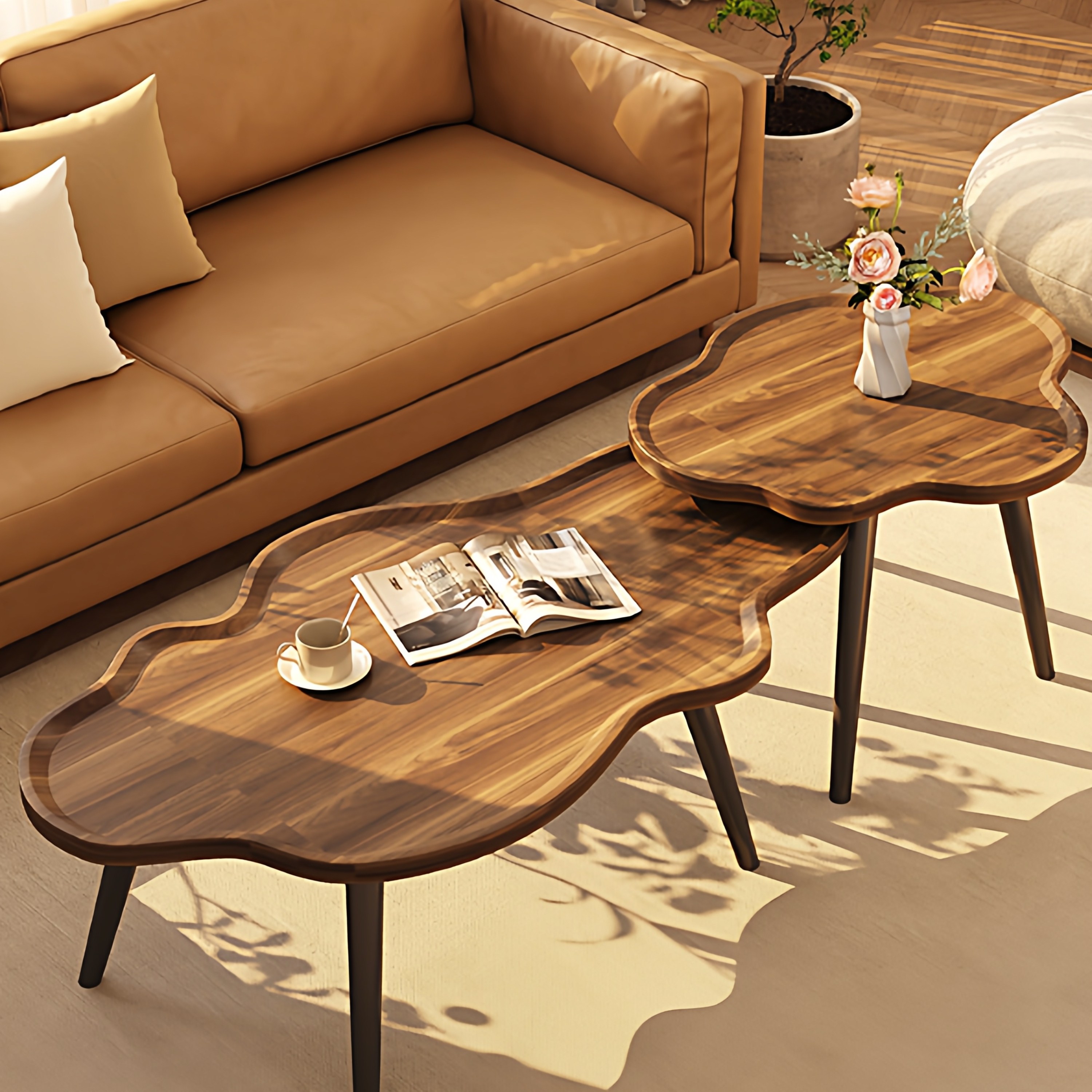 云朵茶几客厅家用小户型角几沙发边几茶台轻奢简约出租屋创意茶桌,住宅家具,茶几,淘宝优惠券,粉丝福利购,淘宝优惠卷