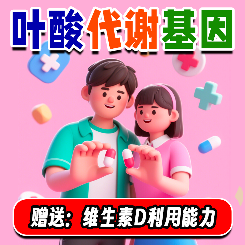 叶酸代谢送维生素D吸收利用基因