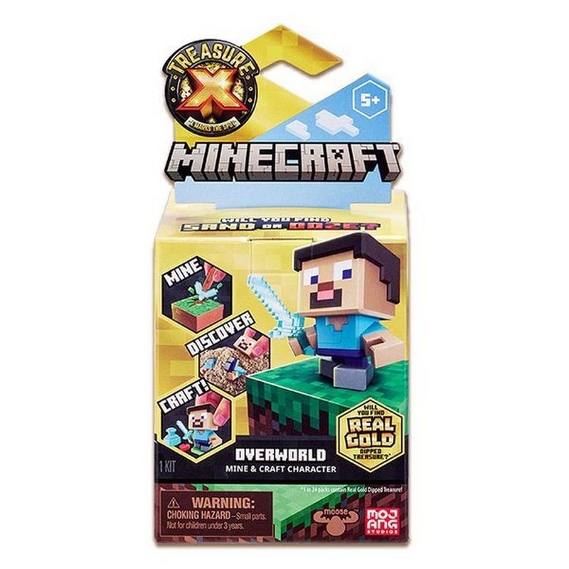 我的世界挖宝盲盒Trease x我的世界minercraft黄金宝藏人偶儿童