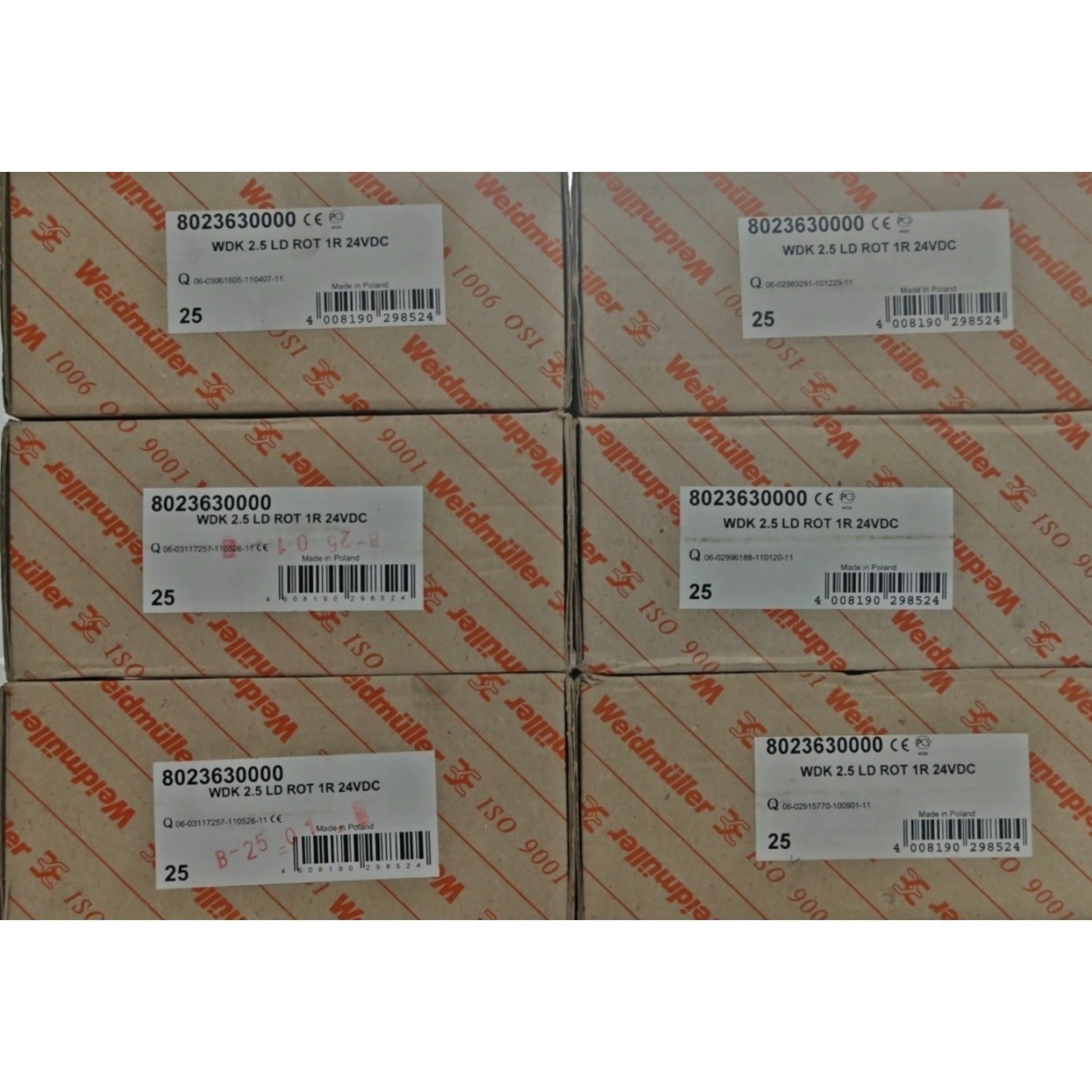 Weidmuller魏德米勒全新正品双层带灯接线端子WDK2