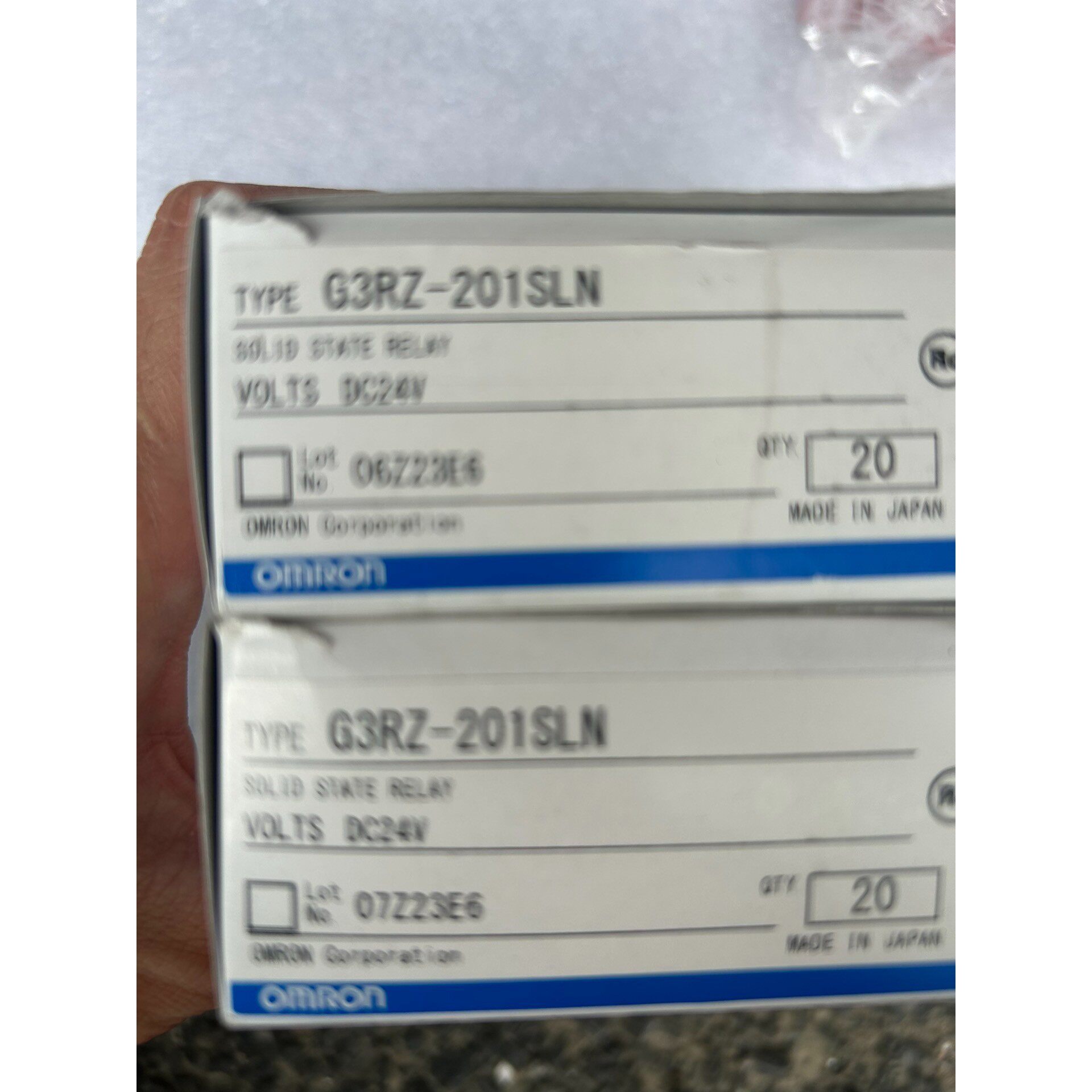 原装 小型固态继电器 G3RZ-201S