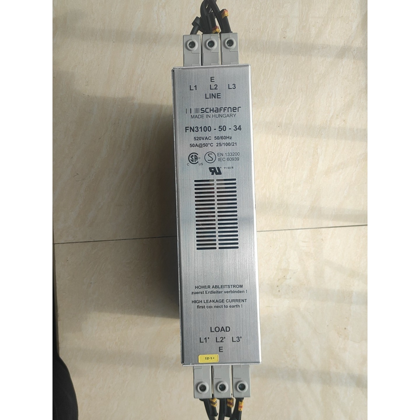 夏佛纳滤波器schaffner  FN3100-50-34议价产品