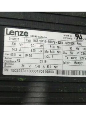 伦茨伺服电机MCS 19P14-RS0P2-B28N-ST5S00N-R0SU?议价产品