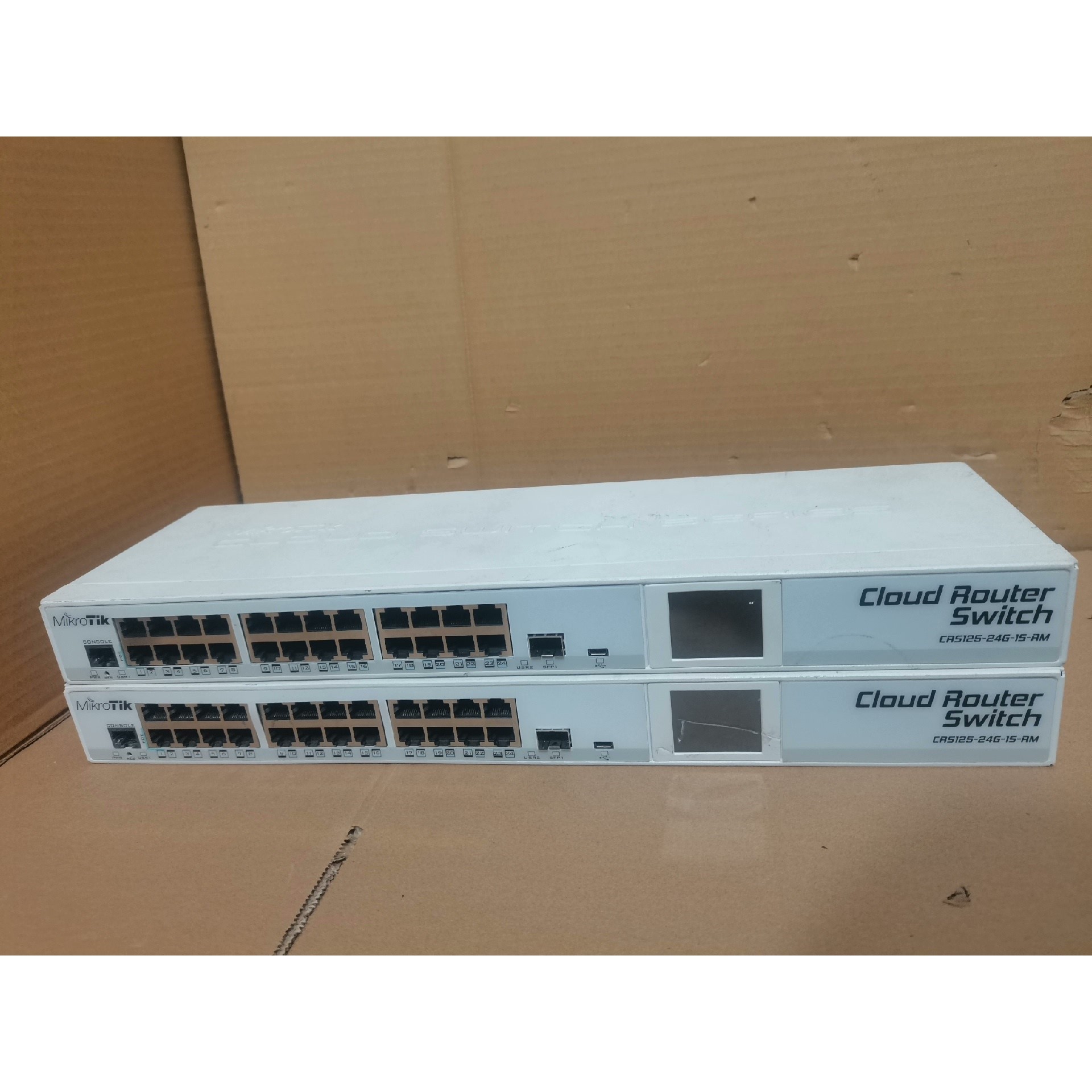 mikrotik 交换机crs125-24g-1s 24口议价产品