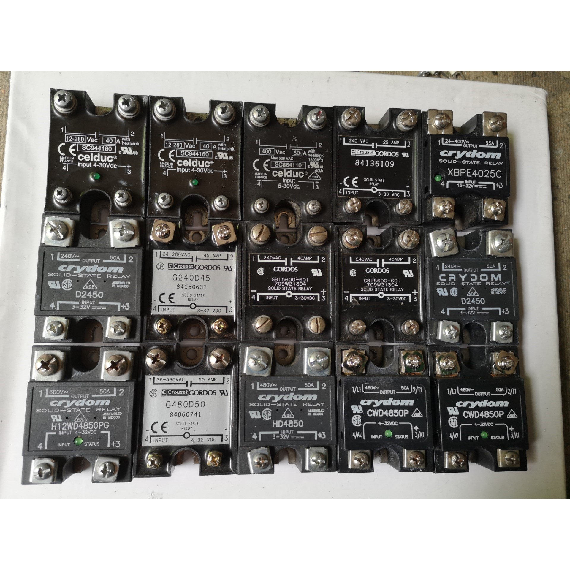 进口固态继电器10A 20A 25A 35A40A50A 7议价产品