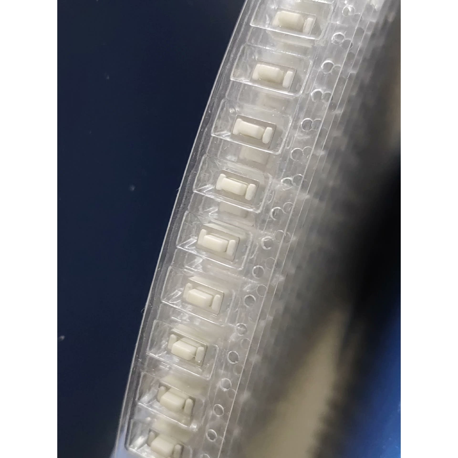 3*6*5H 贴片轻触开关拉伸 白按钮 LCP 整盘1500议价产品