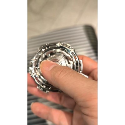 秘雕法环陀螺edc,银色,大厂FK出品, 全新,不锈钢议价产品