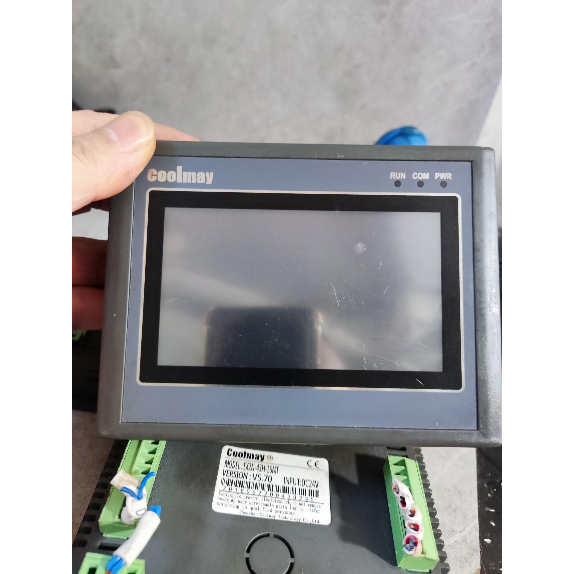 顾美触摸屏一体机EX2N-43H-16MT,实物拍摄,功能完议价产品