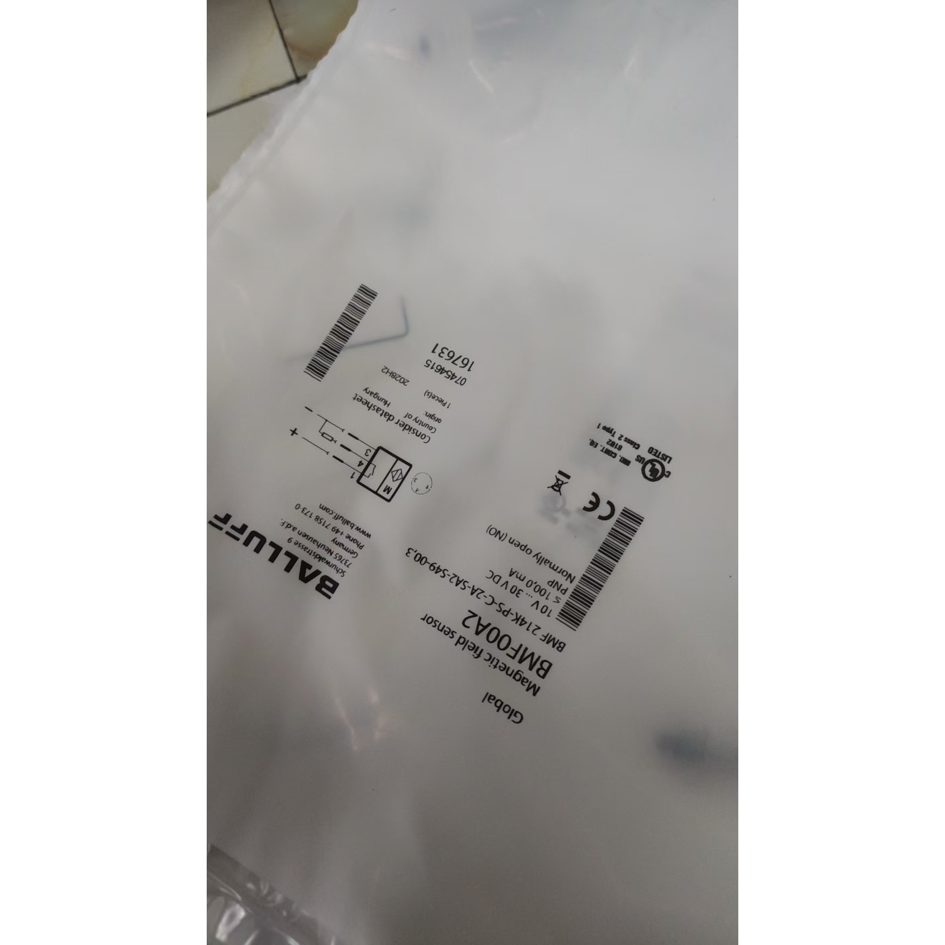 全新原装巴鲁夫BMF00A2磁敏传感器,型号BMF 214K议价产品