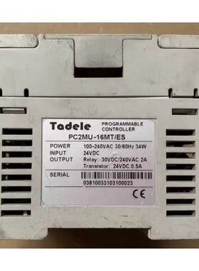 泰德奥Tadele PLC控制器,型号PC2MU-16MT/议价产品