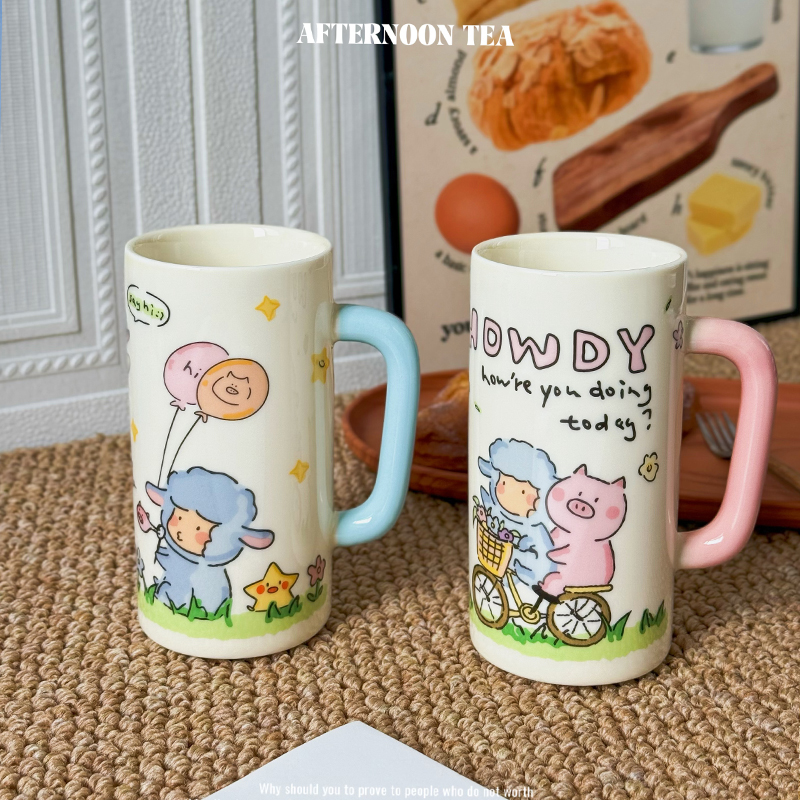 波德莱尔联名系列杯子 可微波炉烤箱洗碗机