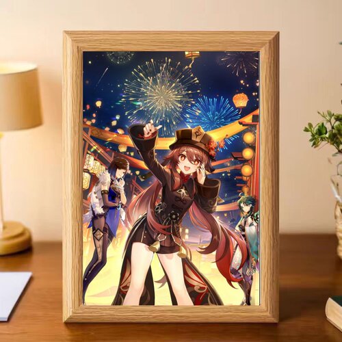 胡桃原神往生堂堂主周边相框