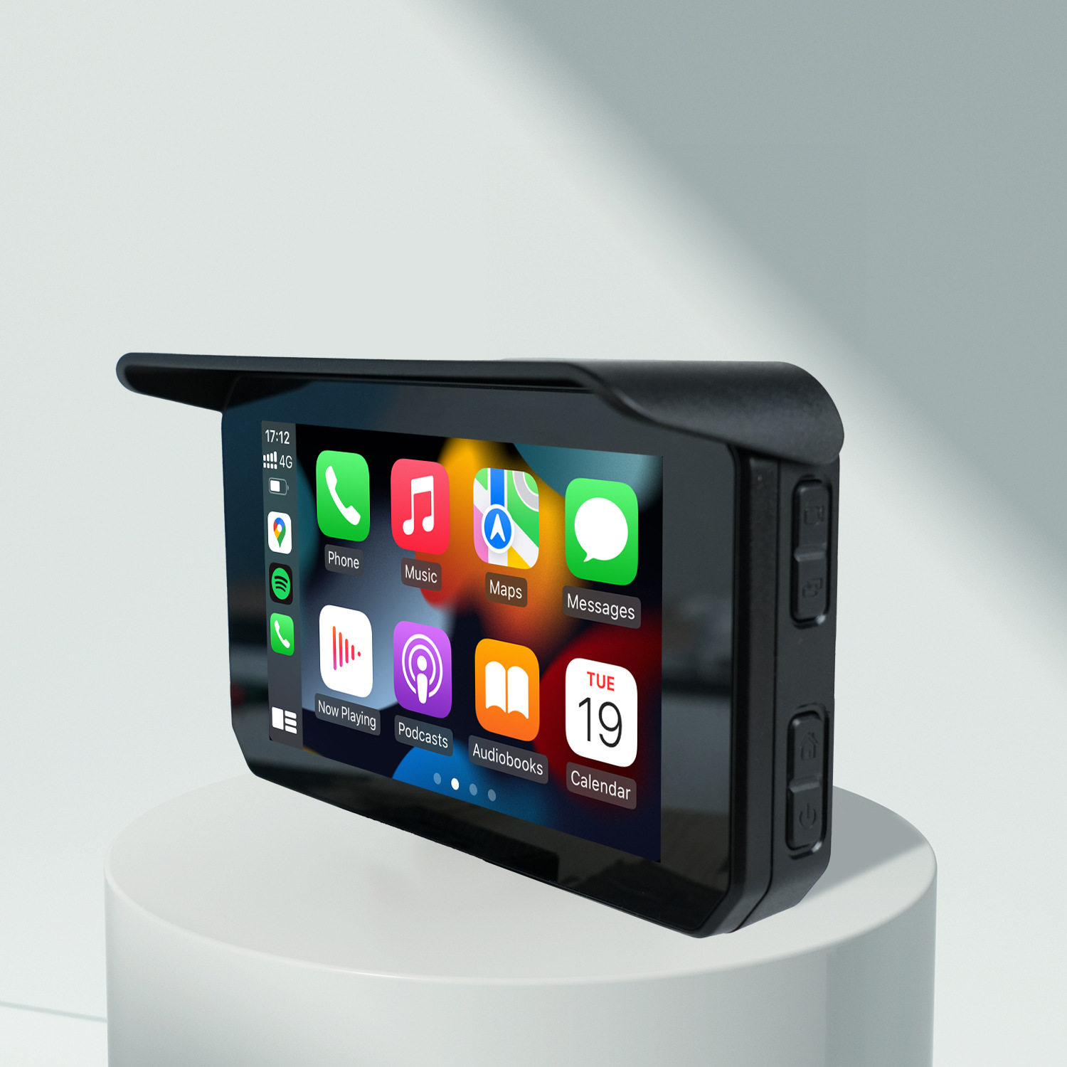 ottocast新品c5摩托车机车carplay便携式5寸无线carplay跨境图片