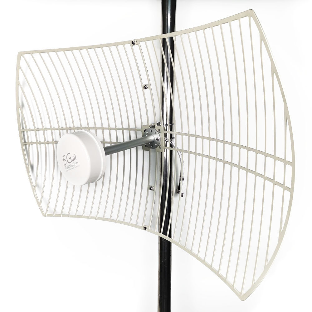 5G栅格天线 抛物面天线 600-6000MHZ 高增益2*30dbi