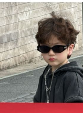 卤蛋童装【凹造型墨镜】黑色百搭谁能拒绝/私物必入时尚街拍