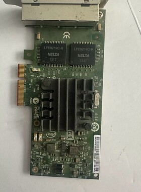 议价Intel I340-T4 四口千兆网卡，PCI-E X4接