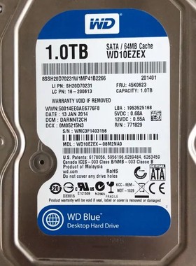 议价数据1tb EZEX 64MB cache台式机3.5寸