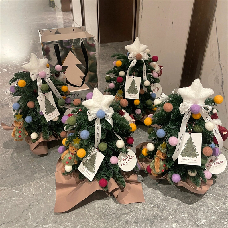 迷你诺贝松圣诞树diy材料