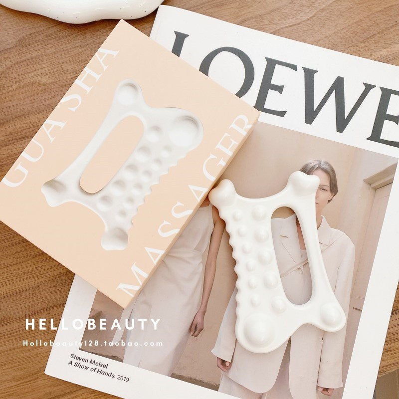 韩国刮痧板ins网红爆款拨筋陶瓷经络淋巴疏通提拉紧致面脸部身体