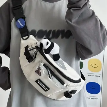 ins潮牌胸包男士日系休闲斜挎小包简约工装单肩包女运动手机腰包,箱包皮具/热销女包/男包,胸包,淘宝优惠券,粉丝福利购,淘宝优惠卷