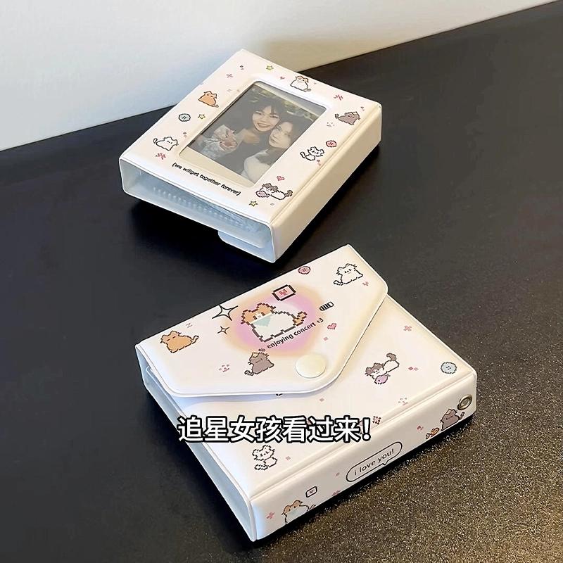 小卡收纳册拍立得相册3寸卡册本一宫格纪念册卡套卡包证件套可爱