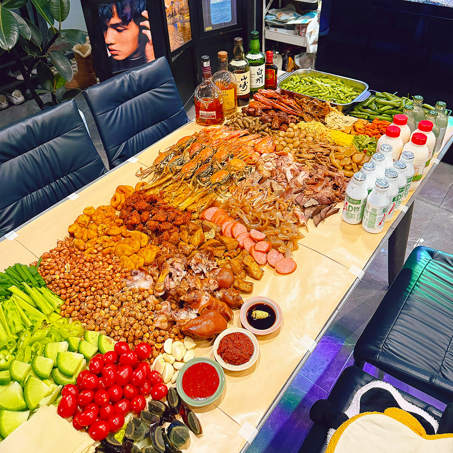 朋友聚会牛皮纸一次性桌布漂亮饭家用铺桌子油纸吸油隔油懒人神器