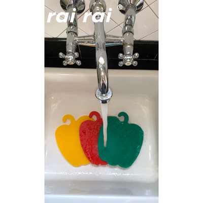 rairai原创“青椒配咖啡”彩色蔬咖家用防霉抗菌小号塑料菜板砧板